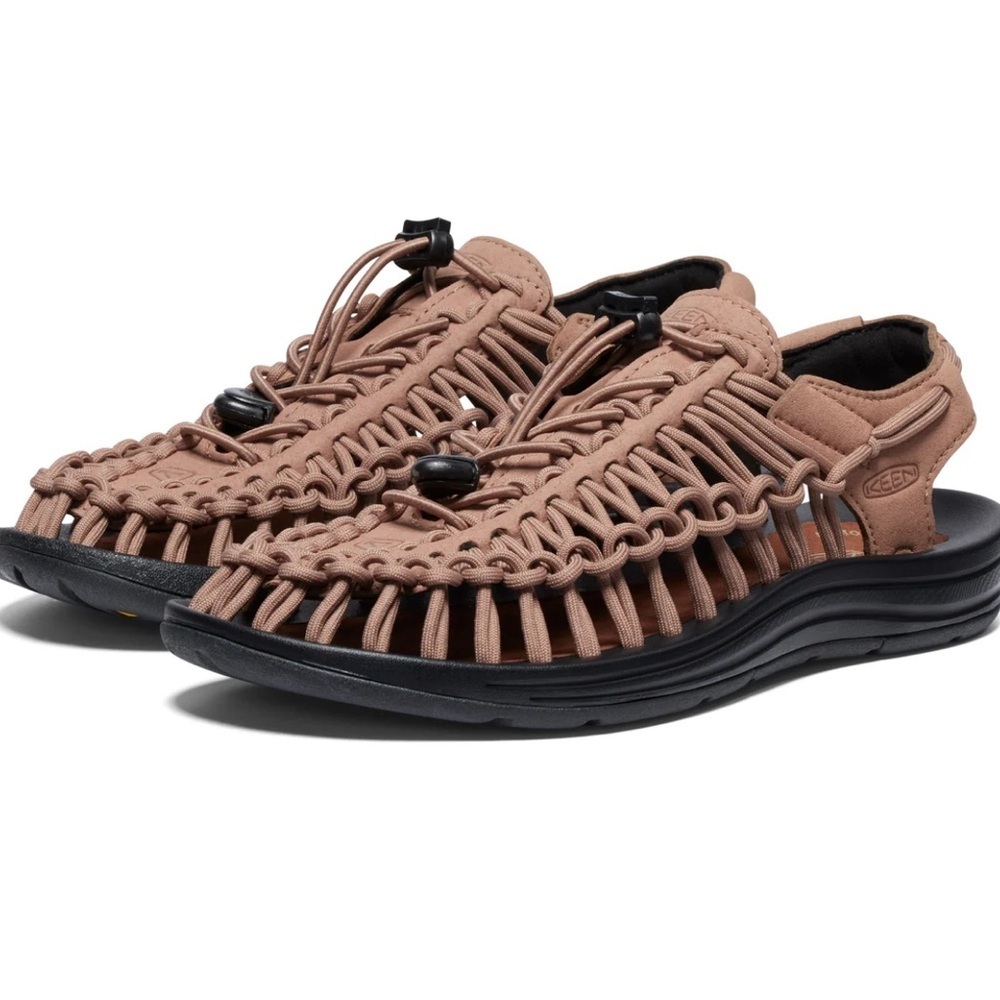KEEN UNEEK Sneaker Raw Umber/Black Size 10.5W, 8.5M